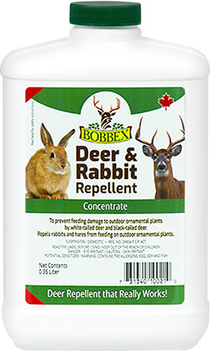 Bobbex Deer and Rabbit Repellent: 0.95 Litre Concentrate
